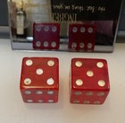 Vintage 30   s Era Pair Of  1 Inch  Dice With 2 4   s  2 5 s And 2 6   s On Each Die 