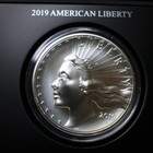 2019-p Us High Relief American Liberty 2 5 Oz  999 Silver Medal Coin