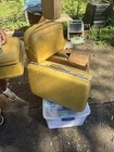 Vtg 60s American Tourister Luggage 4 Pc Set Yellow Mcm