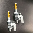 Brushed Alum Felt Faker Gas Tank Frame 3 4l With 2pcs Petcock-gas Motorized Bike
