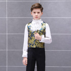 Boys Retro Court Clothing Set Child Show Dress Kids Blazer Vest Pants Outfit