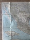 Vintage 1934 National Geographic Map Mexico Central America West Indies Antique