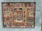 Antique Old Hindu God Jagannatha Temple Painting Puri Pattachitra India Deity