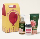 Bath   Body Works Rose Travel Mini Gift Set 3 Pc - Mist   Body Cream   Antibact