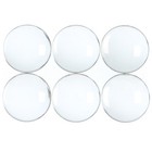 35mm  1 3 8   Round Glass Cabochons - Clear Magnifying Dome Cabs - 1 3 8 Inch