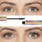 Crystal Case 4d Silk Fiber Eyelash Mascara Extension Makeup Black Waterproof
