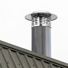  Wood Stove Cap Chimney Has Stainless Steel Top Smoke Exhaust Pipe Rain