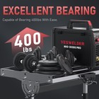 Foldable Welding Table On Wheels  20x30 Inch Adjustable Height  400lb Capacity