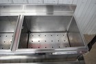 Jade 48  Heavy Duty Stainless Double Underbar Ice Well Bin W   Speed Rail 4 