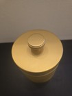 Restoration Hardware Lambeth Knurled Small Canister Lacquered Burnished Brass