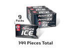 Dentyne Ice Arctic Chill Sugar Free Gum  9 Packs Of 16 Pieces