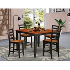 5  Pc  Counter  Height  Dining  Set-  Square  Counter  Height  Table  And  4   