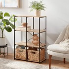 Brightroom Modern 4 Shelves Cube Organizer Storage Anti-tipping Bins 11 