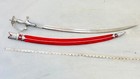 Indian Vintage Rajput Maratha Shamshir Sword With Silver Damascening
