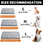 Dog Bed Mat     Soft   Comfortable Dog Kennel Pad For Crate     Durable Crate Bed   