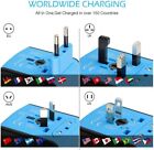 Universal Travel Adapter Converter International Wall Charger Ac Usb Power Plug