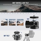 Neewer Gm01 Mini Ball Head  1 4  Screw  360   Swivel  4 4lb Load