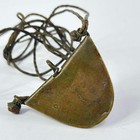 Asante Akan Brass Pendant Necklace Ghana Matter Collection