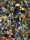 2 Lb Bags Weighed From This Huge Pile  Mixed Marbles   Tons Of Shooters 