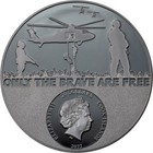 2022 Cook Islands  20 - Real Heroes - Special Forces - 3oz 999 Silver Coin
