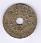 Lebanon Liban French             P  5 Piastres 1925  leb132-2 