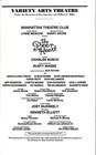 The Green Heart Playbill  Charles Busch  Alison Fraser  Don Goodspeed  Nyc  1997