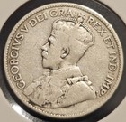 1919 Canada 25 Cents   Km 24   George V   0 925 Silver Coin   Free Shipping 