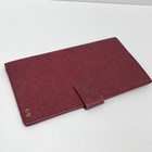 Unisex Vintage Mark Cross Italy Leather Passport Documents Wallet Holder Red