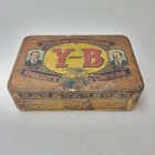 Antique Yokum Brothers Y-b Quality Cigars Tin  Empty
