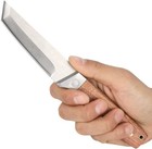 Fixed Blade Tanto Knife Full Tang Tactical Survival Camping Cleaver Knife Sheath