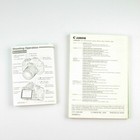 Canon Eos Rebel Xsi   450d Camera Manual - Instruction Booklet   Pocket Guide