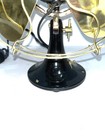 Antique Vintage Collectible 1920s  Custom Ge 9in Oscillating Whiz Fan  Brass B C