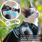 Cat Harness And Leash For Walking  Cat Car Harness  Escape Proof Soft Adjustable