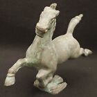 Chinese Bronze   Cast Metal Flying Horse Statue Of Gansu Rests On Swallow Bird