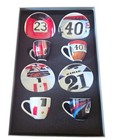 Porsche Limited Edition Racing Espresso Coffee Cup Set Design Original Box Set