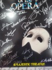 1988 Phantom Of The Opera Broadway Cast Signed Poster Window Card