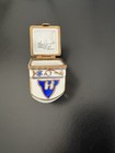 Vintage Rochard Limoges France Hand Painted Porcelain Dreidel Hinged Box Signed