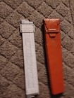 Vintage K e Deci-lon 10 Model 68-1100 Slide Rule   Leather Case