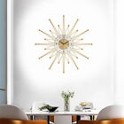 50cm Retro Metal Art Sunburst Clock Mid Century Modern Wall Vintage Clock Decor