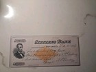Sling s      Rare Abe Lincoln 1883 Citizens Bank      Dysart  Iowa Obsolete Check 