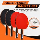 Ping Pong Paddles Set Of 4  Ping Pong Paddles And Balls  Table Tennis Rackets