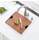 15x15 Stainless Steel Small Kitchen Sink Drop In Bar Sink 16 Gauge 