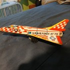 Vintage Us Air Force Af-719 Tin Jet Fighter Plane Japan Friction Toy Unused Rare