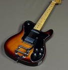 High Quality Vintage Sunburst Tl Electric Guitar With Bigsby Vibrato Mahogany