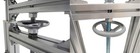  Open Box 59x7 9in Pvc Belt Conveyor Machine Adjustable Speed 120w For Packing
