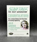 2017 Rittenhouse Star Trek  The Next Generation Julie Warner Autograph Card Auto