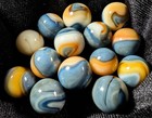 X14 Jabo 2004 Fall Classic Marbles Nm To Mint Gray Blue Orange Yellow Milky Base