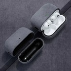 For Apple Airpods Pro 3 4 Genuine Alcan-tara Leather Case Suede Anti-drop Cover