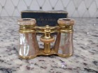 Lemaire Paris Antique Opera Glasses Mother Of Pearl Napoleonic Bee Case And Box