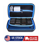 Hard Carrying Case For Nintendo 3ds Xl 16 Game Cartridges Black Travel Storage